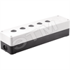 BKP10-6-K01 КП105(6) Корпус для кнопок 5(6) мест белый (уп.10шт.) IEK® BKP10-6-K01 - фото 620059