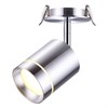 357689 NT18 063 алюминий Встраиваемый светодиодный светильник IP20  COB 9W 160-265V Arum Novotech 357689 - фото 620079