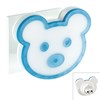 357335 NT16 199 голубой Светильник-ночник (в розетку) с выкл IP20 3 LEDx0.3W 220V Night Light 357335 - фото 620164