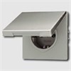 AL1520KL LS 990 Розетка с заземляющими контактами 16 А / 250 В~, с откидной крышкой Jung (Германия) AL1520KL - фото 620208