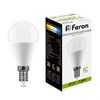 38102 LB-950 P LED 13Вт E14 4000К 1105Лм шарик 220В (замена 100Вт) Лампа светодиодная (уп.10/100шт.) FERON (Китай) 38102 - фото 620234