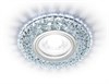 S291 CH хром/прозрачный хрусталь/MR16+3W(LED COLD) Светильник встраиваемый (уп.50шт.) Ambrella Light 4627125081149 - фото 620290