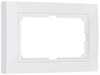 W0082001/WL03-Frame-01-DBL-white Snabb Basic Рамка для двойной розетки белая (уп.10шт.) Werkel™ a051304-1 - фото 620438