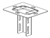 BSF2901/BSF2101/34143/6290103 Крепление к потолку SSM д/проф.PSL/PSM (уп.28шт.) ДКС BSF2901 - фото 620461