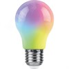 38118 LB-375 (3W) 230V E27 RGB для белт лайта A50 матовый плавная сменая цвета Лампа светодиодная (уп.10шт.) FERON (Китай) 38118 - фото 620619
