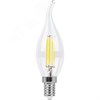 25960 LB-74 (9W) 230V E14 2700K C37 Filament Лампа светодиодная (уп.10/100шт.) FERON (Китай) 25960 - фото 620665