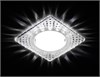 G231 CL/CH хром/прозрачный GX53+3W(LED WHITE) Светильник встраиваемый (уп.50шт.) Ambrella G231 CL/CH хром/прозрачны - фото 620694
