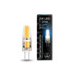 107707202 Gauss LED G4 AC220-240V 2W 4100K Лампа светодиодная (уп.20/200шт.) 107707202 - фото 620730