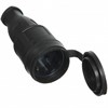 SQ0612-0002 Розетка переносная с заглушкой каучук 2Р+РЕ 16А 250В IP44 (уп.24шт.) TDM SQ0612-0002 - фото 621025