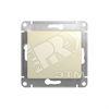 GSL000261 Glossa Одноклавишный переключатель (сх.6), бежевый (уп.20шт.) Schneider Electric GSL000261 - фото 621258