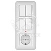 BK2VR-008A-BI/BK2VR-006A-B Prima Блок с/у 1 клавиша/2 клавиши/розетка с/з белый (уп.27шт.) Schneider Electric BK2VR-008A-BI - фото 621386