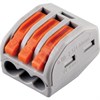 32397 LD222-413 Клемма монтажная 3х0,08-2,5мм² (для многопроволочной жилы) (уп.50шт.) Stekker (Китай) 32397 - фото 621580