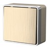 W5012010 шампань рифленый Gallant Одноклавишный переключатель (сх.6) (уп.10шт.) Werkel™ a051041-1 - фото 621650