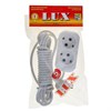 У2-Е-05 Удлинитель 2 гнезда с заземлением, 5 метров (уп.30шт.) LUX 4606400414551 - фото 621826
