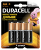 MN 1500/LR6 BP4 1,5V Basic AA Элемент питания (бл.4шт./12шт.) Duracell Б0014045 - фото 621912