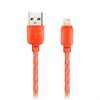 ik-512SPS blue Дата-кабель USB-A штекер -8pin штекер Apple, Silicone Spiral 1м синий SmartBuy ik-512SPS blue - фото 622048