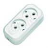MGP 101 Колодка удлинителя 2 гнезда без заземления (уп.25шт.) Makel (Турция) MGP 101 - фото 622244