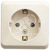 PA 16-003K ЭТЮД Розетка 1 гнездо с заземлением бежевая (уп.17шт.) Schneider Electric PA16-003K - фото 622345