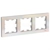 ATN000403 AtlasDesign Рамка 3 поста универсальная, жемчуг (уп.5шт.) Systeme Electric (Россия) ATN000403 - фото 622386