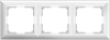 WL14-Frame-03 Fiore Рамка на 3 поста белый (уп.10шт.) Werkel™ a038839 - фото 622505