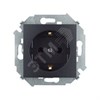 1591432-038 S15 Розетка 2P+E Schuko, 16А, 250В, винтовой зажим, графит (уп.20шт.) Simon Electric 1591432-038 - фото 622964