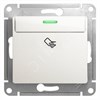 GSL000669 Glossa Механизм выключателя карточного (сх.4), перламутр (уп.20шт.) Schneider Electric GSL000669 - фото 622989