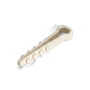 59234 Fortisflex Дюбель-хомут белый Ø5-8мм (уп.100шт.) КВТ (Россия) 59234 - фото 623083
