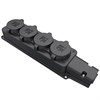 BK1-1402-2614/3614 Колодка 4 гнезда с защитными крышками IP54 каучук, черная BEMIS (Турция) 8698523912096 - фото 623144