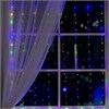 5206145 Гирлянда «Занавес» 1.6 × 1.6 м роса, IP20, серебристая нить, 160 LED, свечение мульти, 8 режимов, 220В Luazon Lighting 5206145 - фото 623403