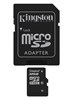 Карта памяти Kingston micro Secure Digital Card 32Gb Class 10 + adapter for SD Card (SDC10/32GB) SDC10/32GB - фото 623458