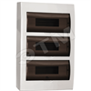 MKP12-N-36-40-05  ЩРн-П-36 IP41 пластиковый белый прозрачная дверь IP40  IEK® MKP12-N-36-40-05 - фото 623495