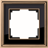WL17-Frame-02 Palacio Рамка на 2 поста, бронза/черный (уп.5шт.) Werkel™ ВЫВЕДЕНА ИЗ АССОРТИМЕНТА a037688-1 - фото 623509
