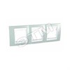 MGU6.006.870 Unica Рамка горизонтальная, 3 поста, морская волна/белая Schneider Electric MGU6.006.870 - фото 623562