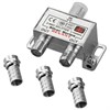 FD 05-6101/FD 2513 Silver Делитель (Краб) ТВ x 2 под F разьем 5-1000МГц (уп.10/200шт.) REXANT (Китай) FD 05-6101 - фото 623641