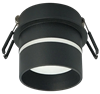 CAST 89 BLACK MR16 черный Cветильник встраиваемый Max Light CAST 89 BLACK MR16 черный - фото 623775