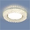 3024 GX53 CL прозрачный Встраиваемый точечный светильник с LED подсветкой Elektrostandard 3024 GX53 CL прозрачный - фото 623824