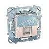 MGU5.493.25ZD ТЕЛЕФОННАЯ РОЗЕТКА 1ХRJ12 (6 КОНТ) БЕЖЕВАЯ UNICA (уп.10шт.) 702159 - фото 623834