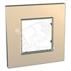 MGU6.702.56 РАМКА QUADRO 1 МЕСТО МЕДЬ (уп.5шт.) UNICA MGU6.702.56 - фото 623864