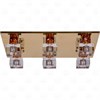 227015706 Граффити золото 6*20W G4 12V LED люстра (пульт) MW-Light 702386 - фото 623991
