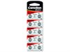 AG0-BP10 Элемент питания LR521, 1,5V (уп.10/100шт.) Camelion AG0-BP10 - фото 624063