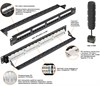 NIKOMAX патч-панель19", 1U, 24 порта, кат.5е,RJ45/8P8C, 110/KRONE, T568A/B, неэкр.с органайз., черн. NMC-RP24UD2-1U-BK - фото 624319