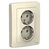 BLNRS001022 Blanca Розетка 2 гнезда с заземлением 16А 250В~, молочный (уп.6шт.) Schneider Electric BLNRS001022 - фото 624333