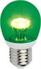 K7CG30ELC Ecola globe LED color 3,0W G45 220V E27 Green Лампа св/д зеленый шар (уп.10/100шт.) K7CG30ELC - фото 624351