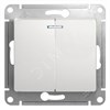 GSL000153 Glossa Двухклавишный выключатель с подсветкой (сх.5а), белый, механизм (уп.20шт.) Schneider Electric GSL000153 - фото 624538