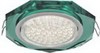 FA538AECH Ecola GX53 H4 Glass Светильник встраиваемый, черненая медь - янтарь (уп.10/30шт.) FA538AECH - фото 624599