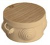 SQ1401-0702 Распаячная коробка ОП Ø85х40мм, крышка, сосна, IP54, 4вх. (уп.32шт.) TDM SQ1401-0702 - фото 624684