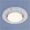 1062 GX53 WH/SL белый/серебро Cветильник встраиваемый (уп.10/30шт.) Elektrostandard a034000 - фото 624814