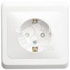 PC 16-004B ЭТЮД Розетка 1 гнездо с заземлением и шторками белая (уп.20шт.) Schneider Electric PC16-004B - фото 625662