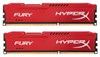Оперативная память Kingston HyperX DDR-III 16GB (PC3-14900) 1866Mhz Kit2*8Gb FURY Red Series HX318C10FRK2/16 - фото 625676