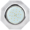 FL538AECH cola GX53 H4 5312 Glass Светильник встраиваемый, 8-угольник с прямыми гранями хром - матовый (уп.10/30шт.) FL538AECH - фото 625773